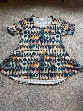 LuLaRoe Scoop Neck Tunic in Teal, Mustard, Pink, Navy